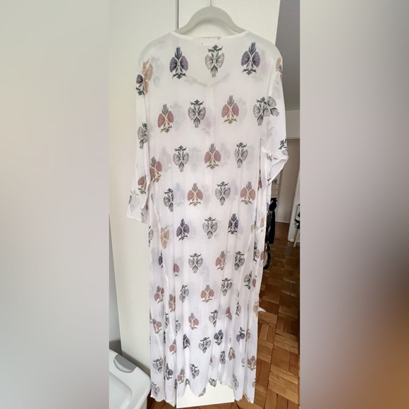 Roller Rabbit Klokke Flower Anu long kurta/caftan/dress. Size XL. - Picture 4 of 8